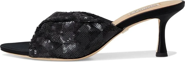 Badgley Mischka Gailea Women's Sandals Black : 9 M, Synthetic - Image 6