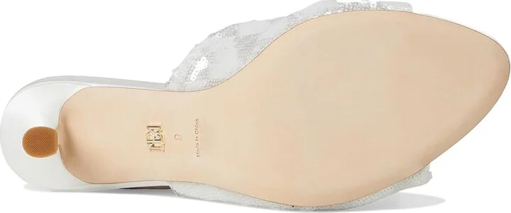 Badgley Mischka Gailea Women's Sandals Soft White : 9 M, Synthetic - Image 3