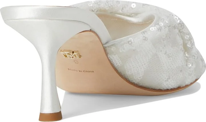 Badgley Mischka Gailea Women's Sandals Soft White : 9 M, Synthetic - Image 4