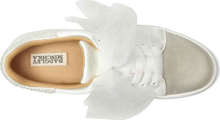 Badgley Mischka Gem High Women's Heels Soft White : 11 M, Synthetic - Image 2