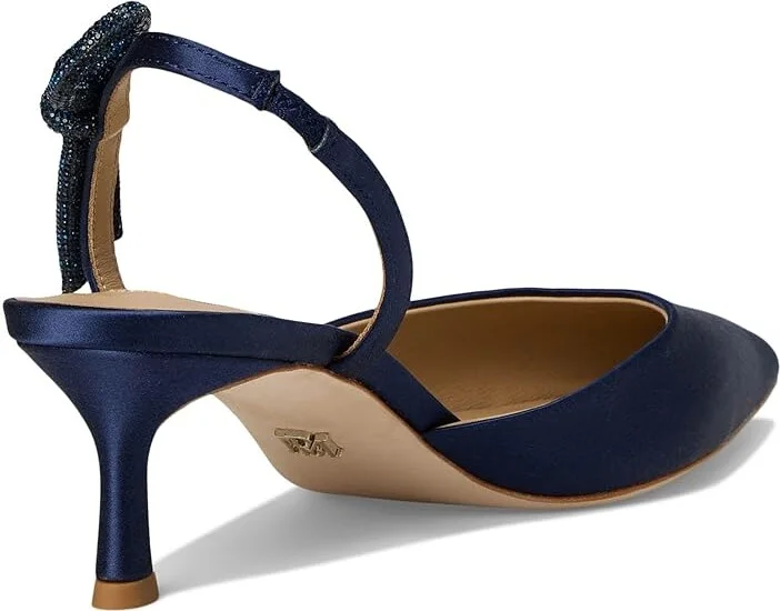 Badgley Mischka Gentry Women's Shoes Midnight : 6.5 M, Leather - Image 4