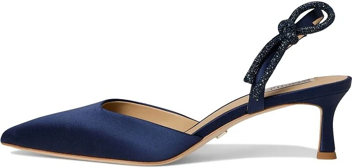 Badgley Mischka Gentry Women's Shoes Midnight : 6.5 M, Leather - Image 6