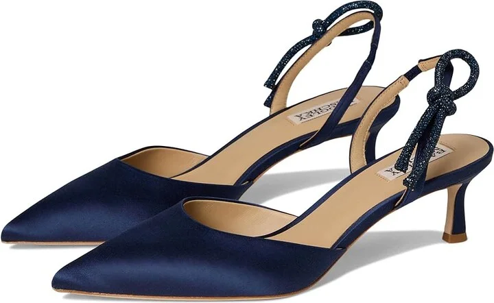 Badgley Mischka Gentry Women's Shoes Midnight : 6.5 M, Leather