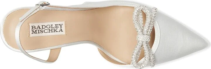 Badgley Mischka Georgie Women's Shoes Soft White : 7.5 M - Image 2