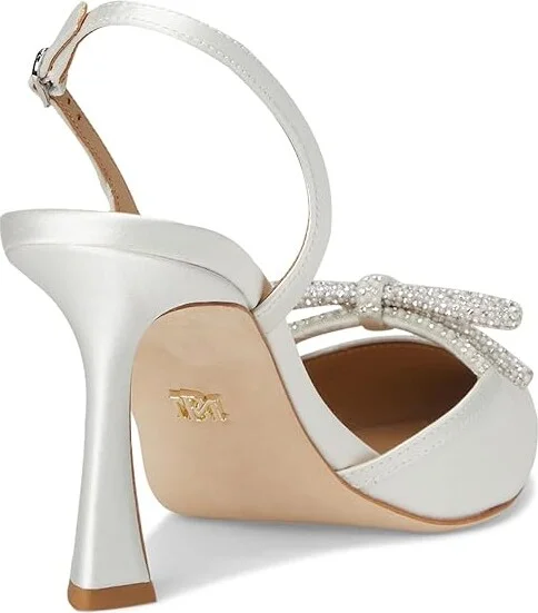 Badgley Mischka Georgie Women's Shoes Soft White : 7.5 M - Image 4