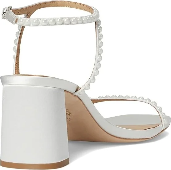 Badgley Mischka Giabella Women's Sandals Soft White : 7 M - Image 4