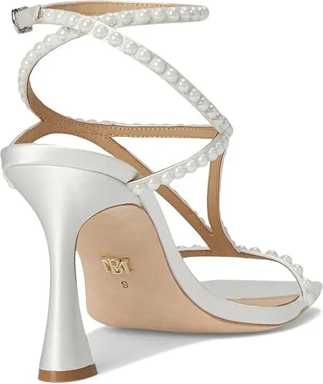 Badgley Mischka Gianni Women's Sandals Soft White : 7 M - Image 4