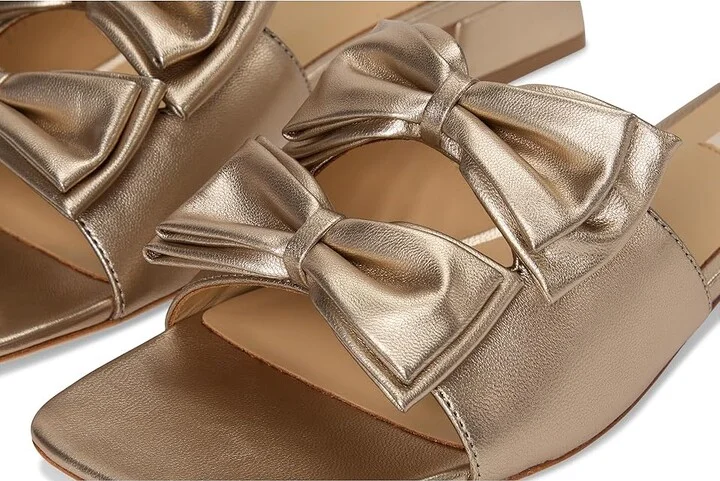 Badgley Mischka Giorgia II Women's Sandals Champagne : 6 M, Leather - Image 7