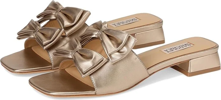 Badgley Mischka Giorgia II Women's Sandals Champagne : 6 M, Leather