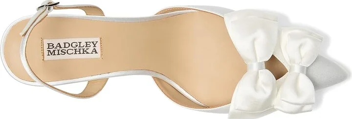 Badgley Mischka Giovanna Women's Shoes Soft White : 6.5 M - Image 2