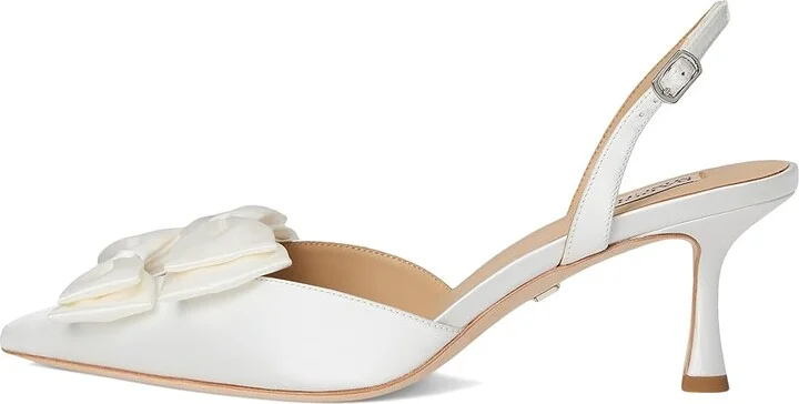 Badgley Mischka Giovanna Women's Shoes Soft White : 6.5 M - Image 6