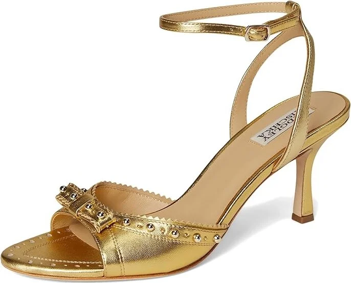 Badgley Mischka Giuliana Women's Sandals Gold : 9 M, Leather - Image 5