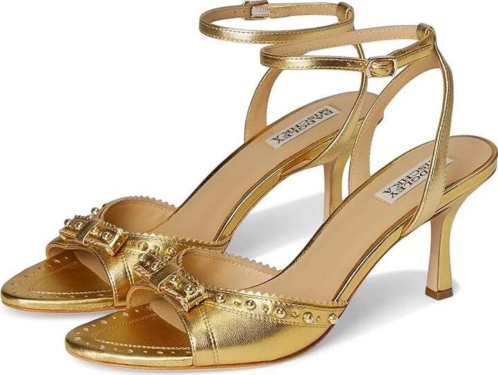 Badgley Mischka Giuliana Women's Sandals Gold : 9 M, Leather
