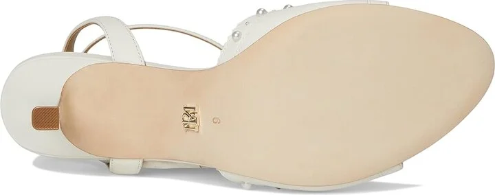 Badgley Mischka Giuliana Women's Sandals Soft White : 9 M, Leather - Image 3
