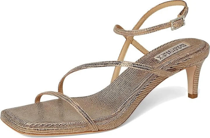 Badgley Mischka Gracelyn Women's Sandals Bronze : 7.5 M, Leather - Image 5