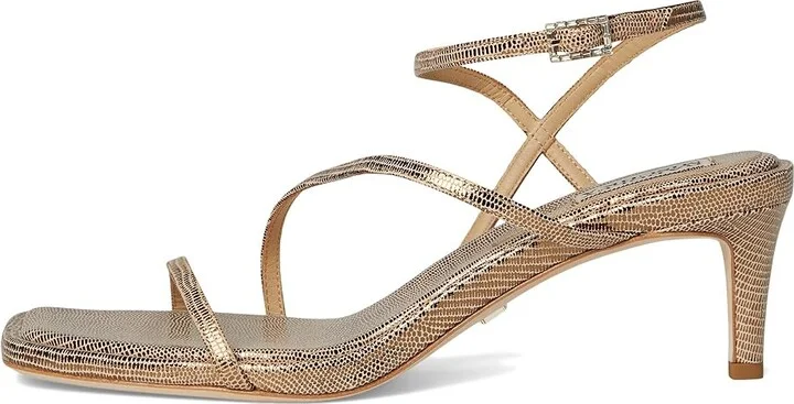 Badgley Mischka Gracelyn Women's Sandals Bronze : 7.5 M, Leather - Image 6