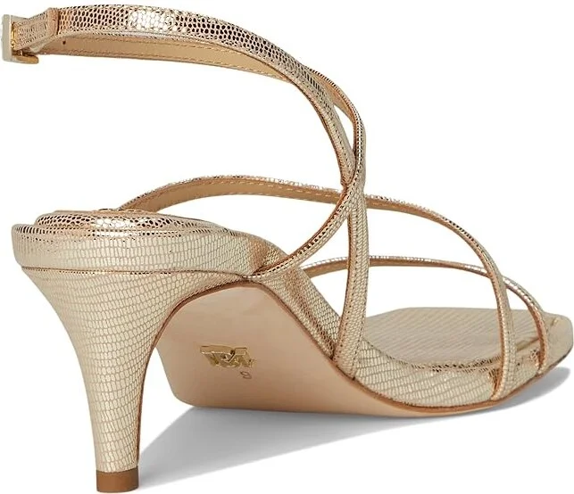 Badgley Mischka Gracelyn Women's Sandals Gold Lizard : 6.5 M, Leather - Image 4