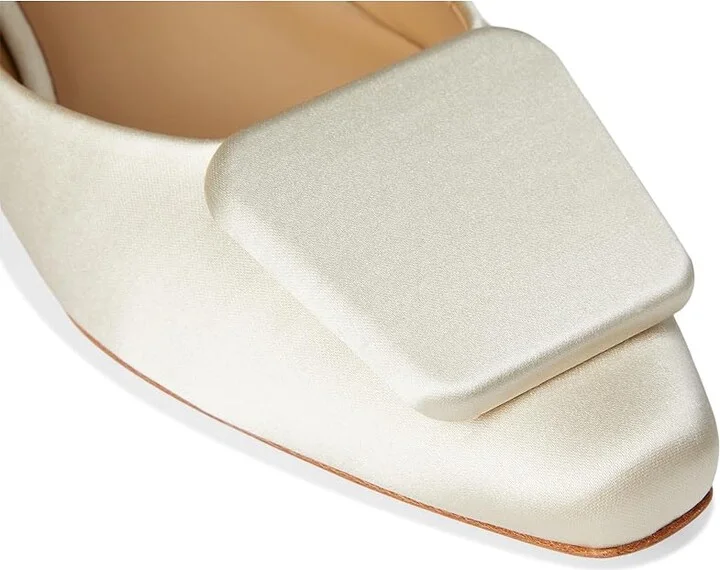 Badgley Mischka Gracen Women's Shoes Ivory : 6 M - Image 7
