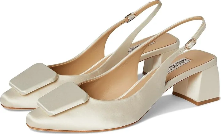 Badgley Mischka Gracen Women's Shoes Ivory : 6 M