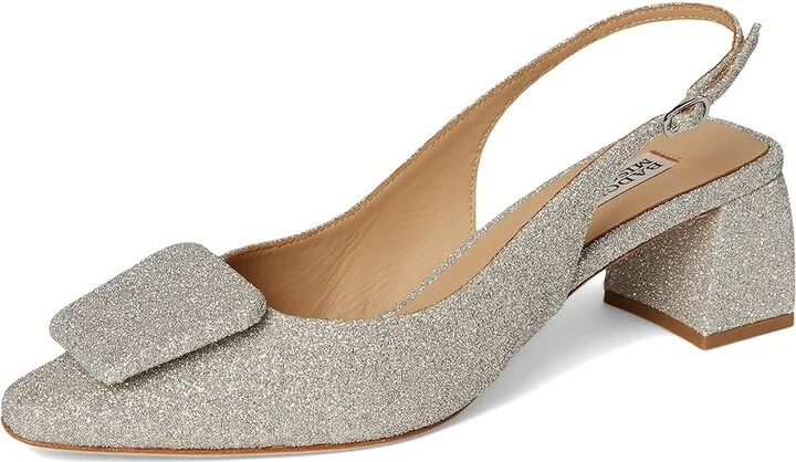 Badgley Mischka Gracen Women's Shoes Silver : 9 M - Image 5