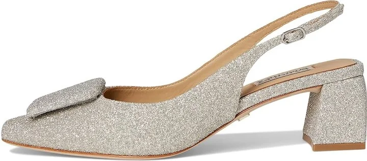 Badgley Mischka Gracen Women's Shoes Silver : 9 M - Image 6