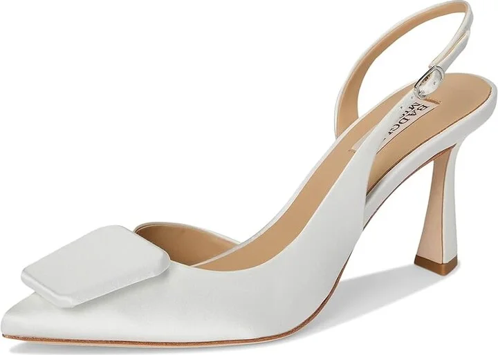 Badgley Mischka Graciella Women's Shoes Soft White : 8.5 M - Image 5