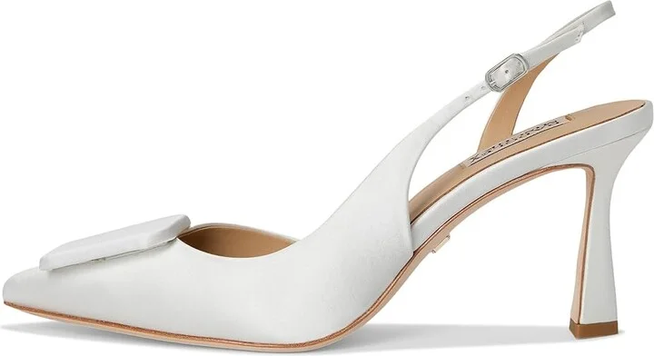 Badgley Mischka Graciella Women's Shoes Soft White : 8.5 M - Image 6
