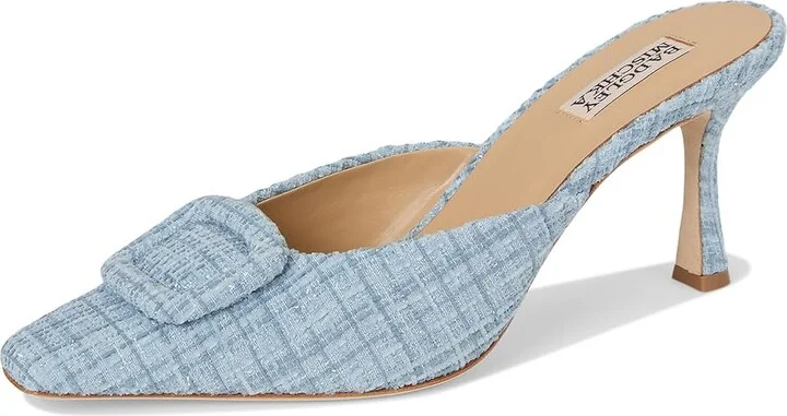 Badgley Mischka Graylynn Women's Shoes Blue Tweed : 6 M, Wool - Image 5