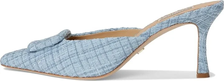 Badgley Mischka Graylynn Women's Shoes Blue Tweed : 6 M, Wool - Image 6