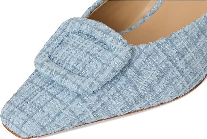Badgley Mischka Graylynn Women's Shoes Blue Tweed : 6 M, Wool - Image 7