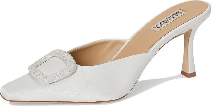 Badgley Mischka Graylynn Women's Shoes Soft White : 6 M, Wool - Image 5
