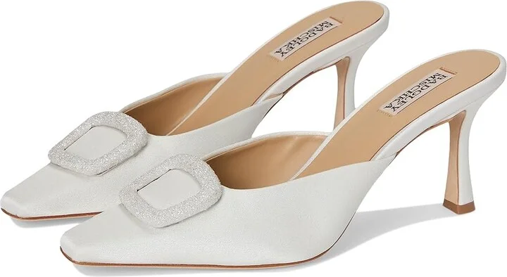 Badgley Mischka Graylynn Women's Shoes Soft White : 6 M, Wool