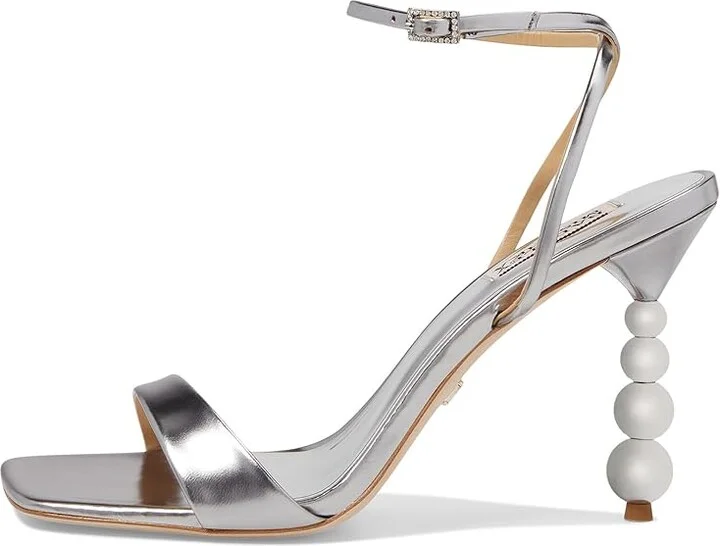 Badgley Mischka Ivette II Women's Shoes Dark Silver : 5.5 M - Image 5