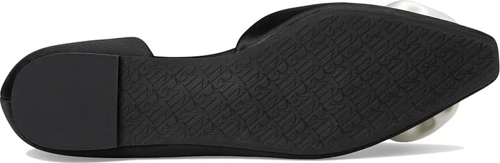 Badgley Mischka Jana Women's Flat Shoes Black : 6.5 M, Leather/Rubber/Silk - Image 3