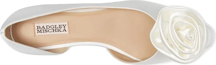Badgley Mischka Jana Women's Flat Shoes Black : 6.5 M, Leather/Rubber/Silk - Image 8