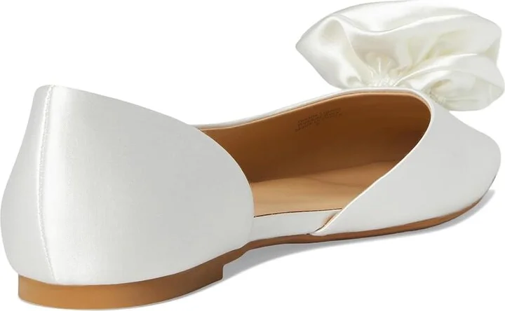 Badgley Mischka Jana Women's Flat Shoes Black : 6.5 M, Leather/Rubber/Silk - Image 10