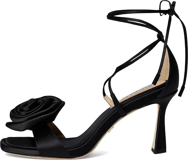 Badgley Mischka Janelle Women's Sandals Black : 6 M, Leather - Image 6