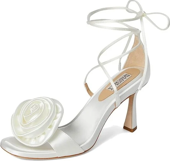 Badgley Mischka Janelle Women's Sandals Black : 6 M, Leather - Image 10