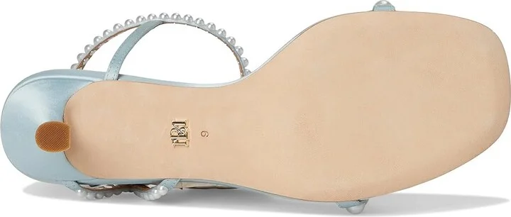 Badgley Mischka Jolie Women's Sandals Mist Blue : 9.5 M, Leather - Image 3