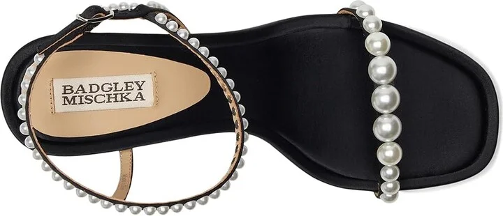 Badgley Mischka Jolie Women's Sandals Mist Blue : 9.5 M, Leather - Image 8