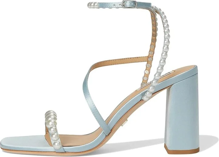 Badgley Mischka Jordyn Women's Sandals Mist Blue : 10 M, Leather - Image 6