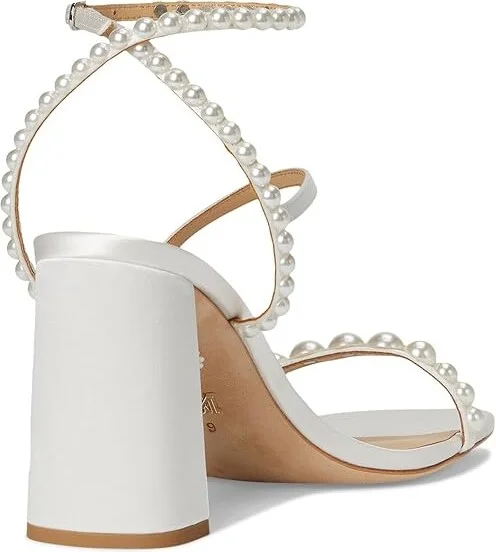 Badgley Mischka Jordyn Women's Sandals Mist Blue : 10 M, Leather - Image 10