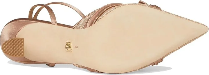 Badgley Mischka Josie High Women's Heels Clay : 7 M, Leather - Image 3