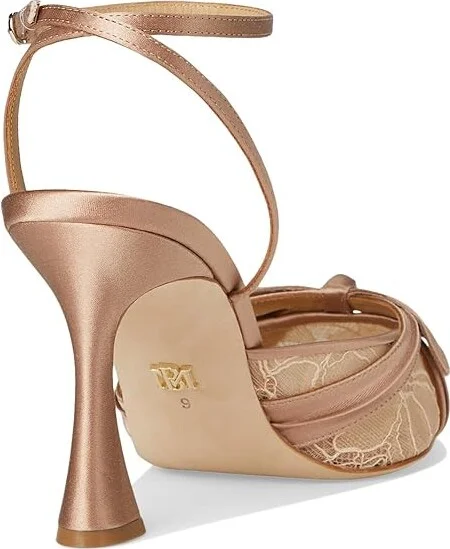 Badgley Mischka Josie High Women's Heels Clay : 7 M, Leather - Image 4
