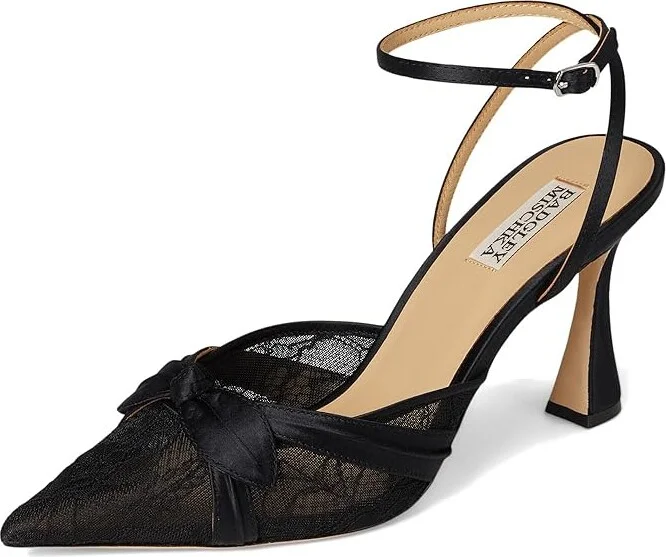 Badgley Mischka Josie High Women's Heels Clay : 7 M, Leather - Image 11