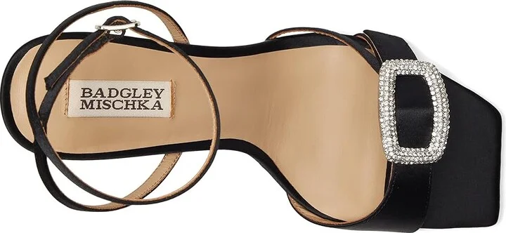Badgley Mischka Judith Women's Sandals Black : 6.5 M, Leather - Image 2