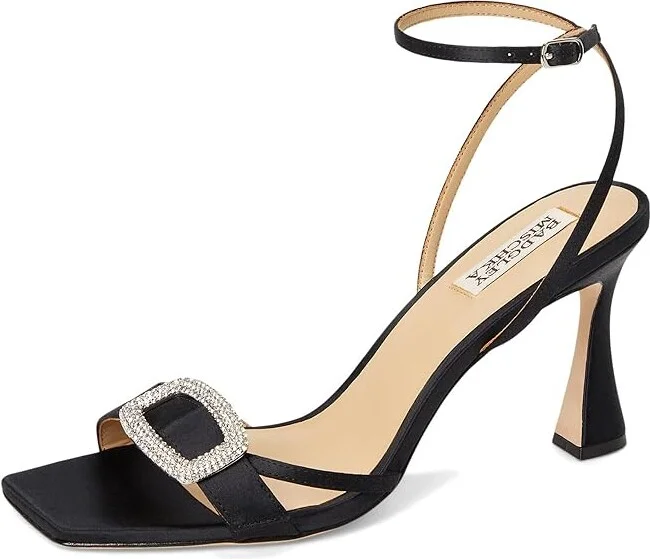 Badgley Mischka Judith Women's Sandals Black : 6.5 M, Leather - Image 5