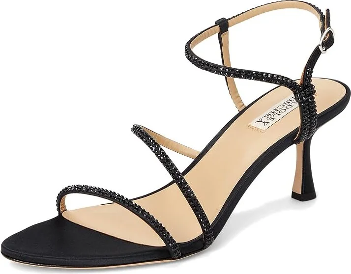 Badgley Mischka Julianna Women's Sandals Soft White : 7.5 M, Leather - Image 11