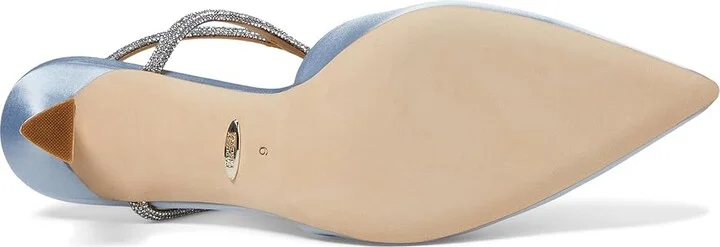 Badgley Mischka Kamilah Women's Shoes Azure Blue : 7 M, Textile - Image 3