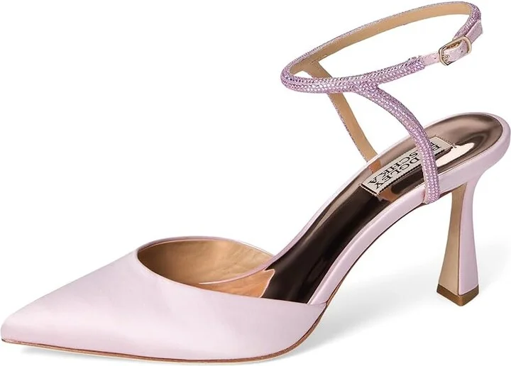 Badgley Mischka Kamilah Women's Shoes Azure Blue : 7 M, Textile - Image 9